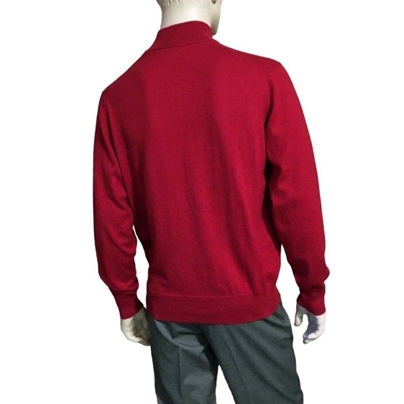 COPY - Orvis Sweater Shirt Top Cotton Silk Cashmere Blend Quarter Zip Henley - Picture 5 of 9
